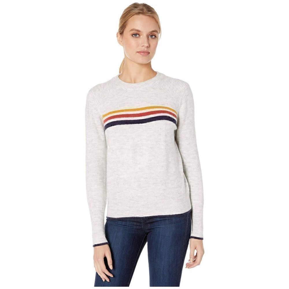 Cupcakes and Cashmere Button Detail Long Sleeve Pullover - Stripes - size small